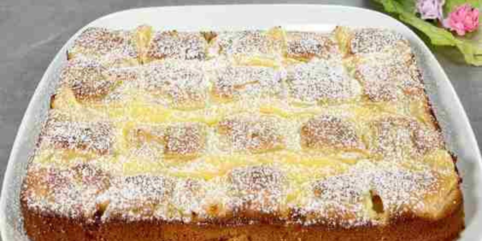 Leicht und Lecker – Apfel-Sahne-Torte in nur 5 Minuten, nur 180 Kalorien!