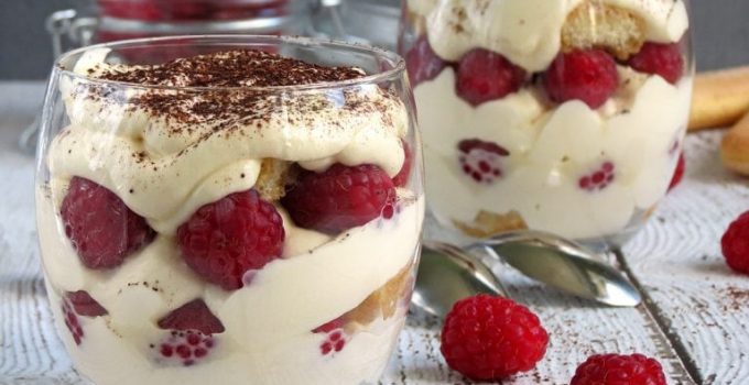 Low Carb Himbeer-Käsekuchen im Glas Einfach und schnell