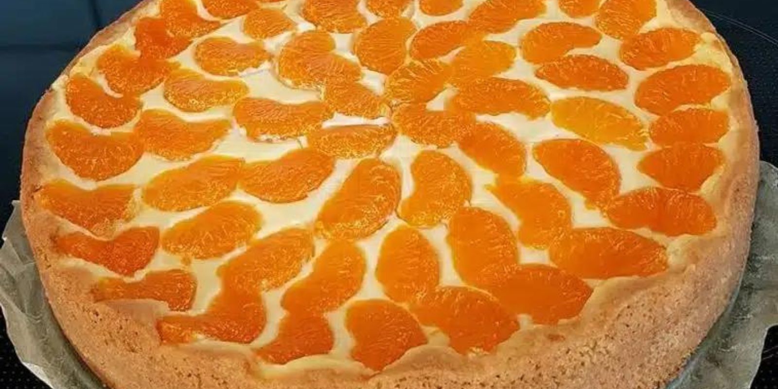 Mandarinen Schmand Pudding Kuchen