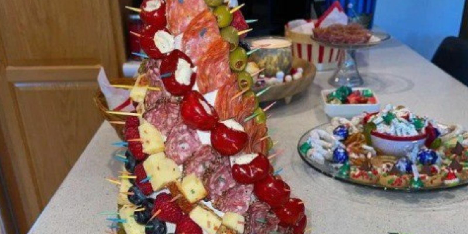 Mein Charcuterie-Baum für Weihnachten
