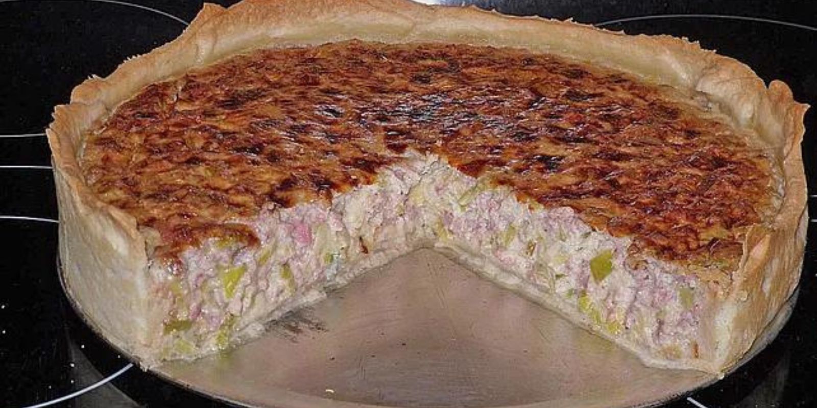 Mhmm einfach gemacht- toller Geschmack! – Hack Lauch Torte mit Gorgonzola