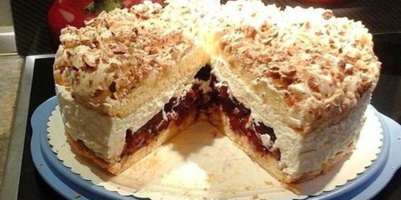 Mhmmmm das wünscht sich meine Familie immer wieder! – Himmelstorte mit Kirschen