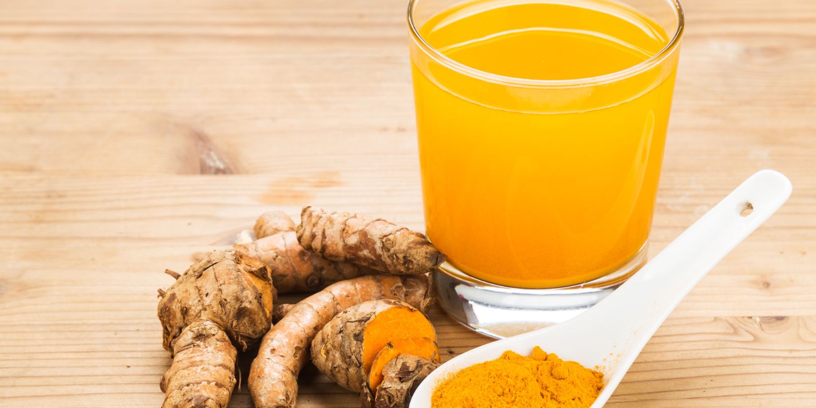 Mischung aus Ingwer und Kurkuma