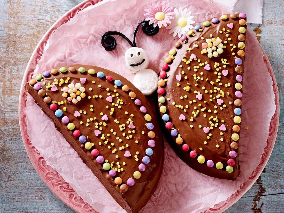 Nutella-Schmetterlings-Kuchen