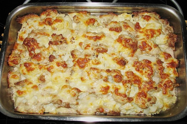 Omas überbackener Blumenkohl