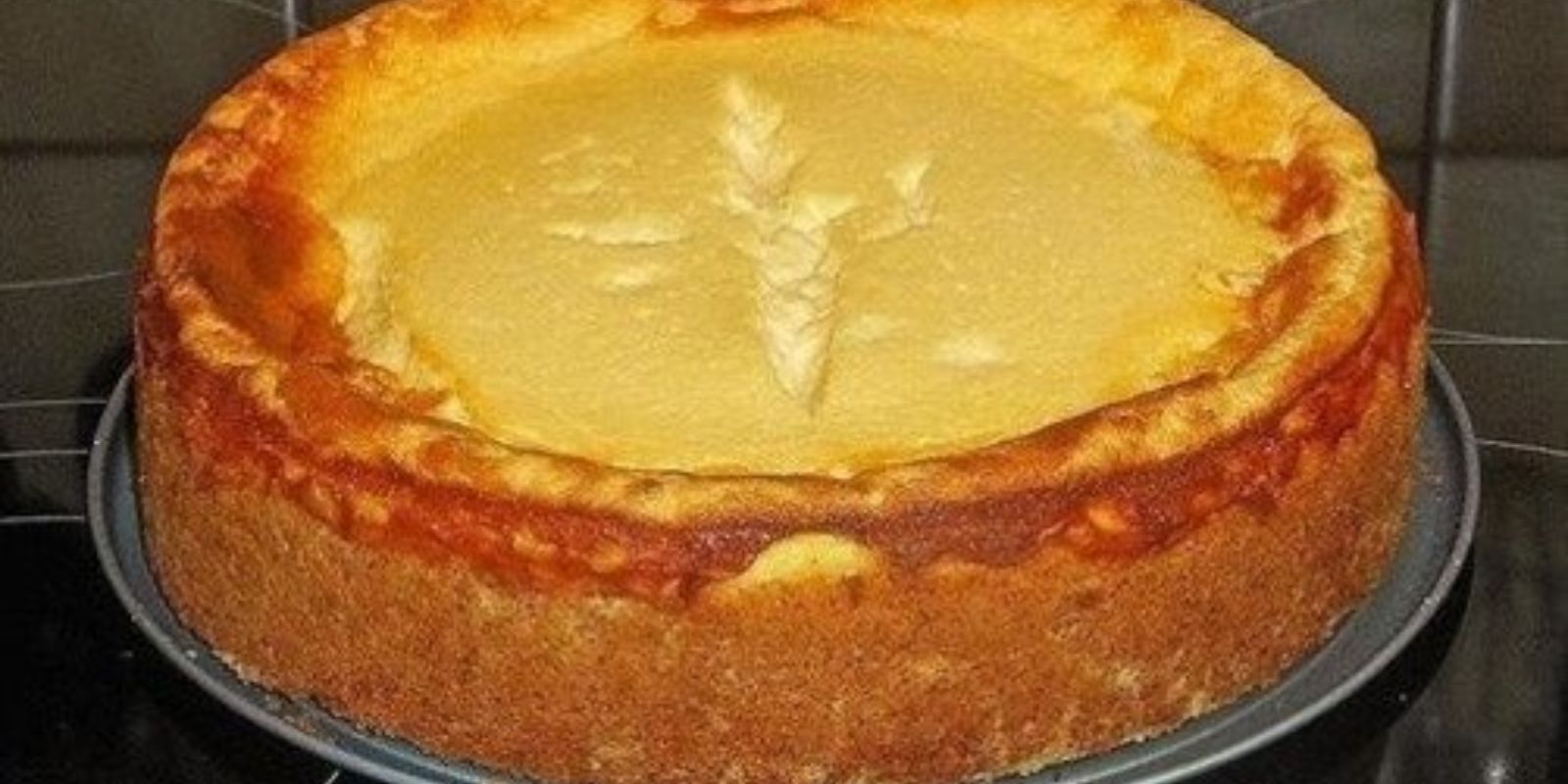 Omis Rahmkuchen mit Vanillepudding