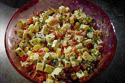 Paprika gouda leckeres salat