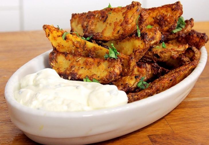 Parmesan-Knoblauch-Kartoffelecken