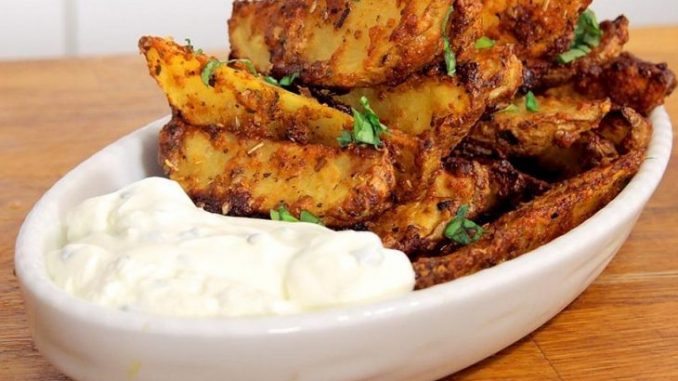 Parmesan-Knoblauch-Kartoffelecken