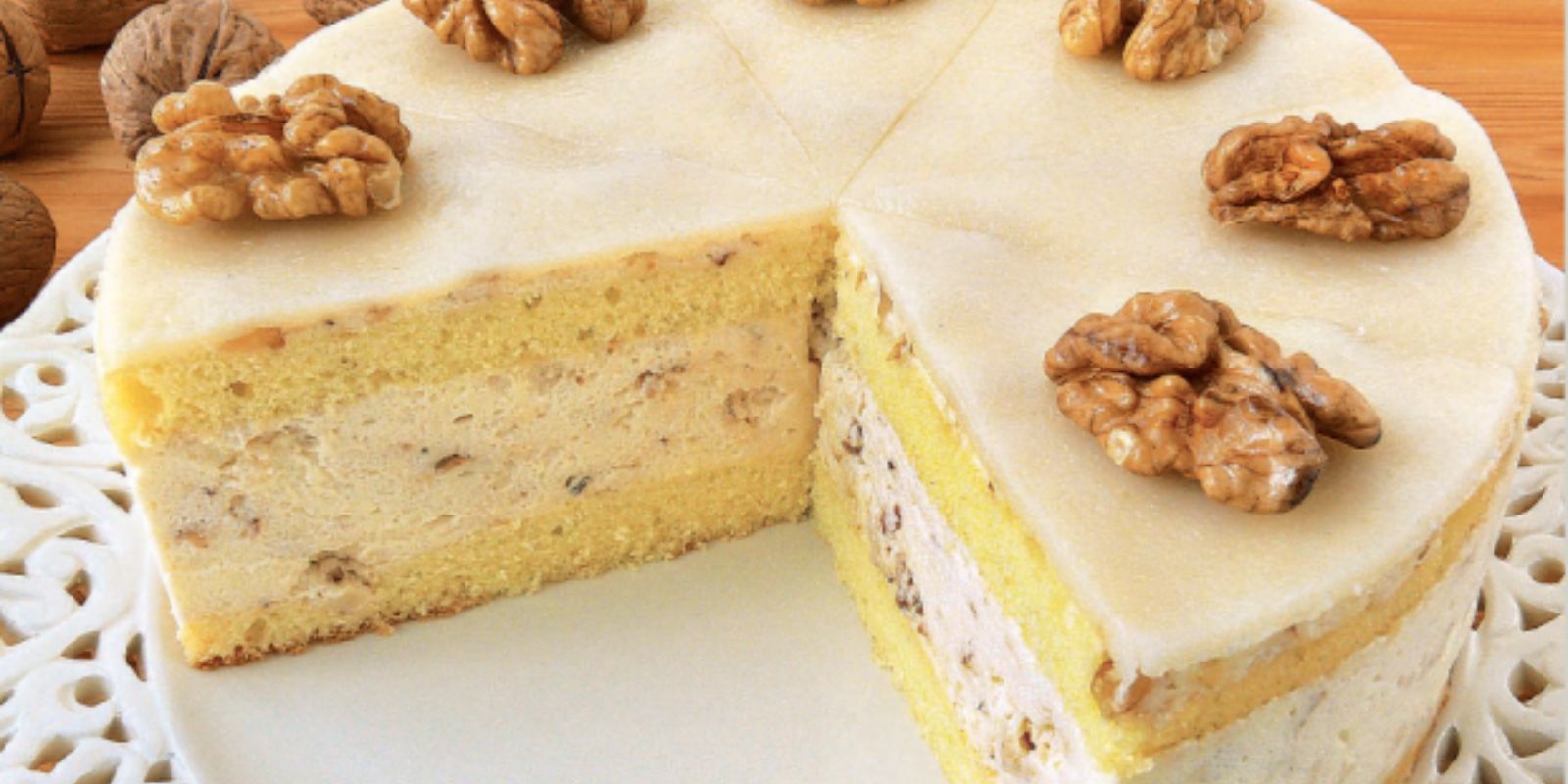 Pekannuss-Sahne-Torte-Rezept