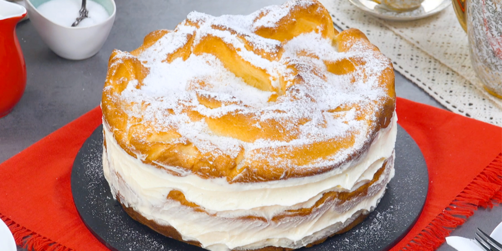 Polnischer Puddingkuchen, der einfach süchtig macht