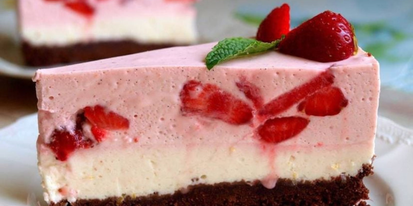 Quark-Sahne-Erdbeertorte ohne Backen