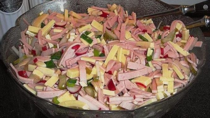 RADIESCHEN KÄSE SALAT, SOMMERSALAT
