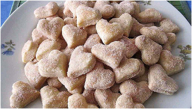 Rahmplätzchen Nur drei Zutaten und sowas von lecker!