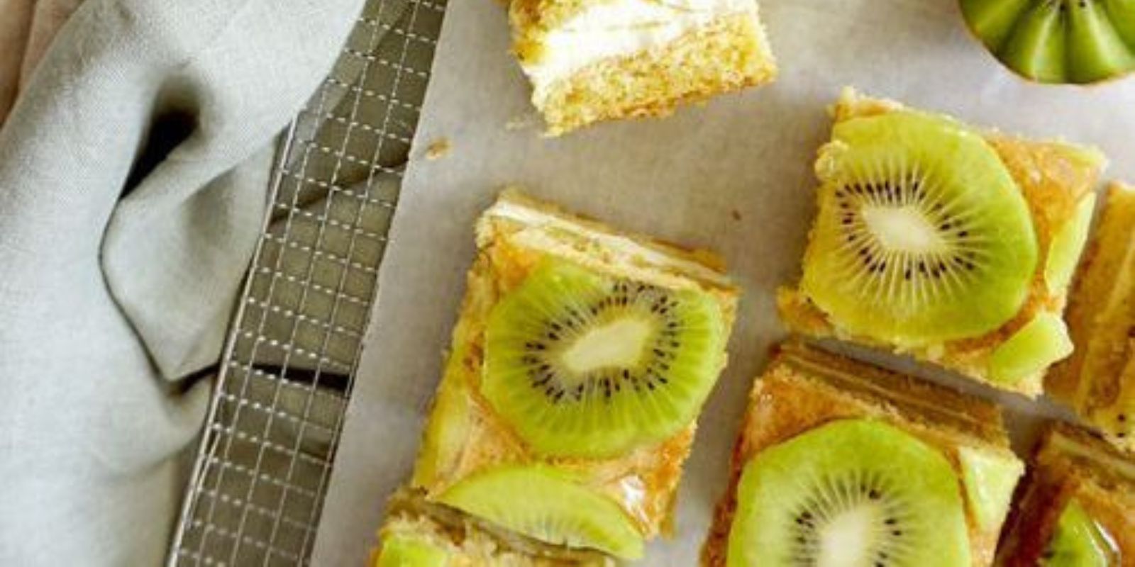 Rezept für Erfrischende Kiwi-Schnitten: Fruchtig, Leicht und Köstlich