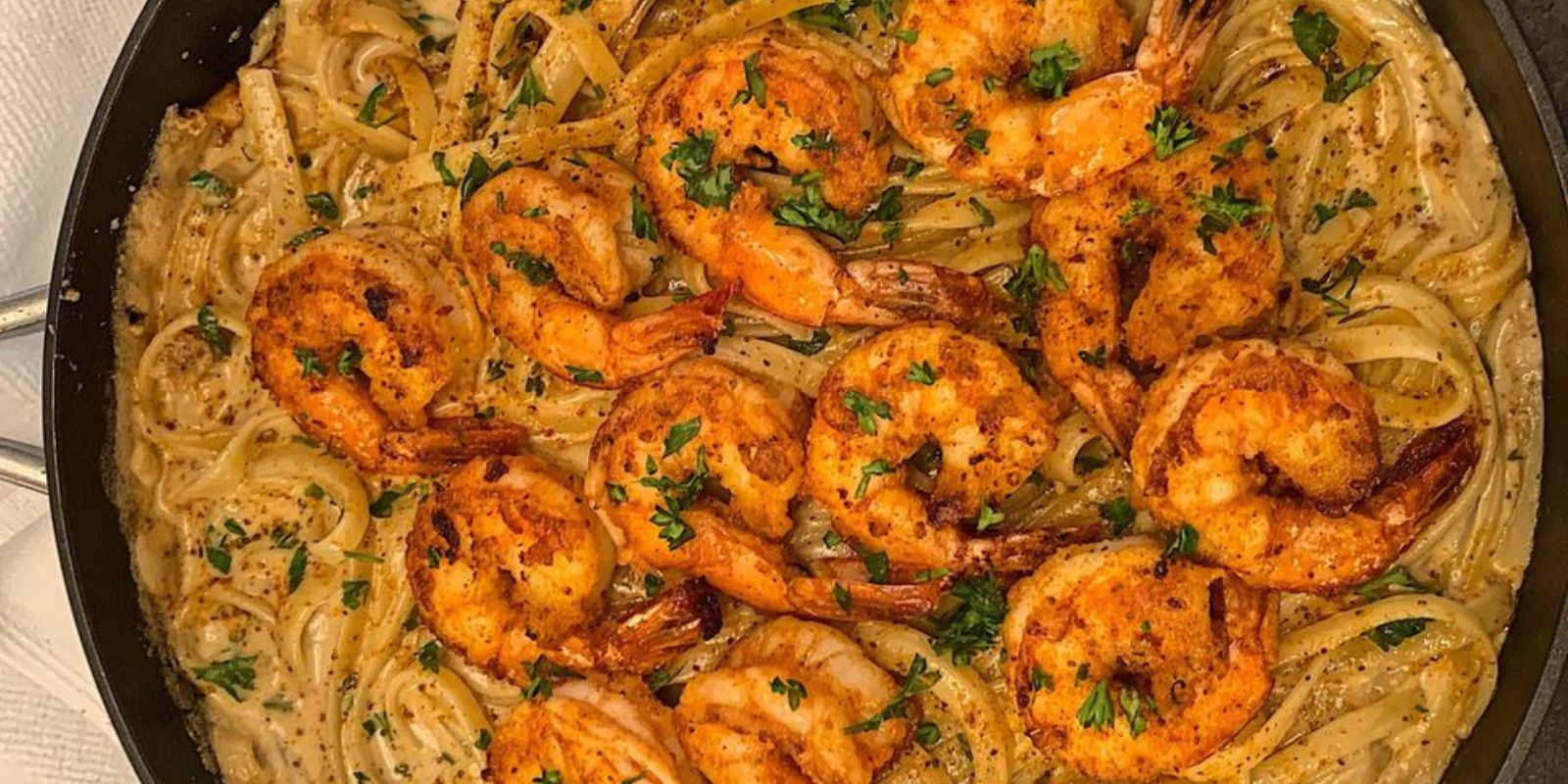 Rezept für Garnelen-Alfredo-Nudeln: Cremig, Köstlich und Schnell