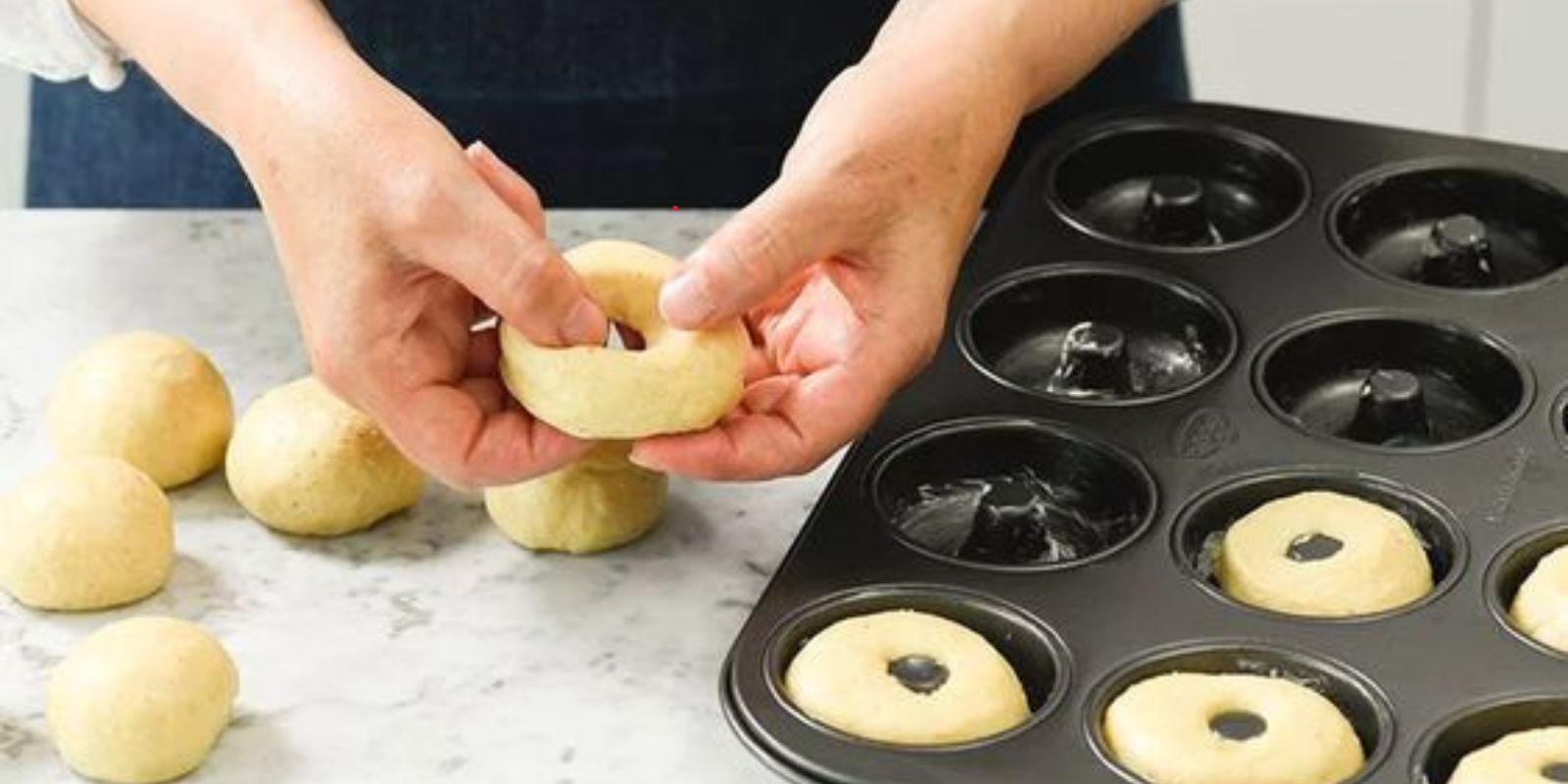 Rezept für Unter-der-Woche Gebackene Donuts