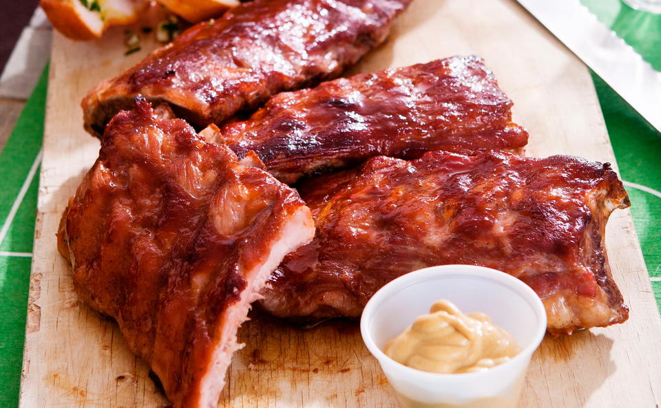 Rippchen mit Honig und Knoblauch