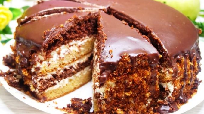 SCHOKO NUSS TORTE, SCHNELL & EINFACH GEZAUBERT !