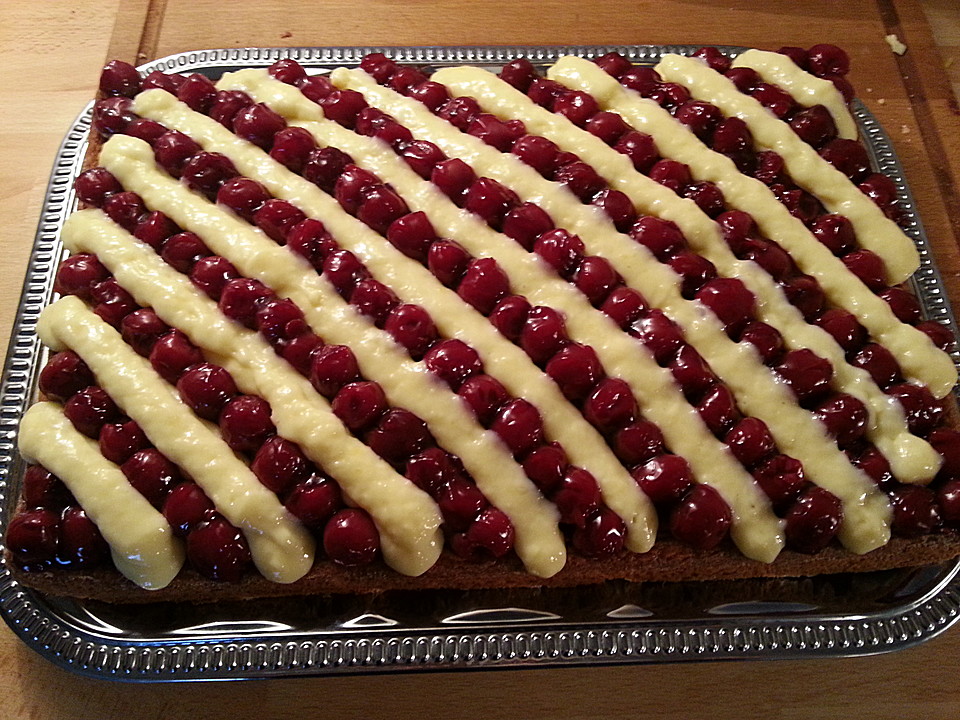 Sauerkirsch – Vanille – Schnitten