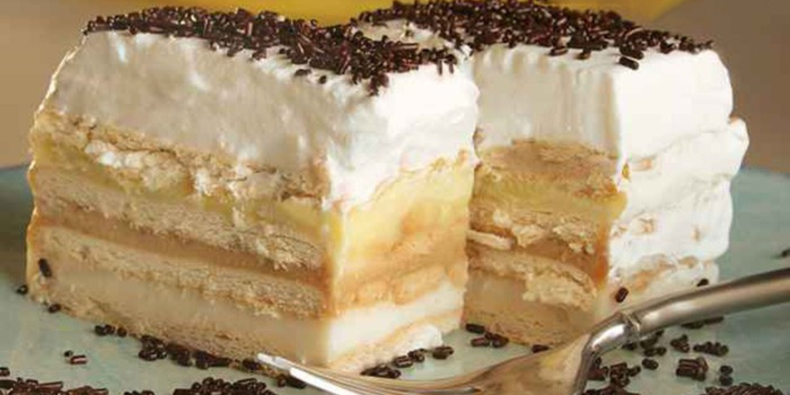 Saure-Sahne-Butterkekskuchen ohne Backen