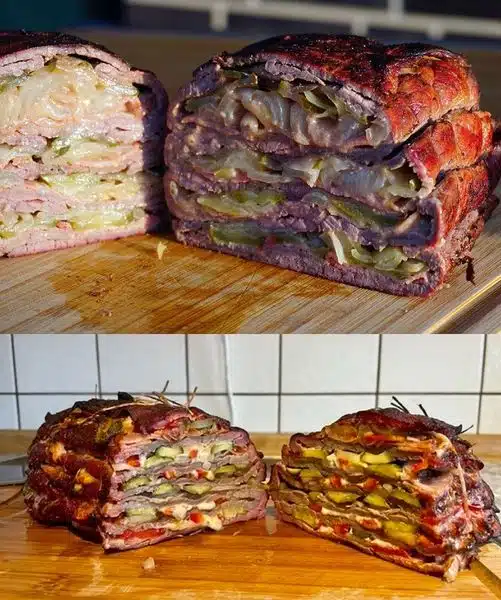 Schichtbraten in Senfsauce, Das ganze Haus duftet sowas von herrlich!