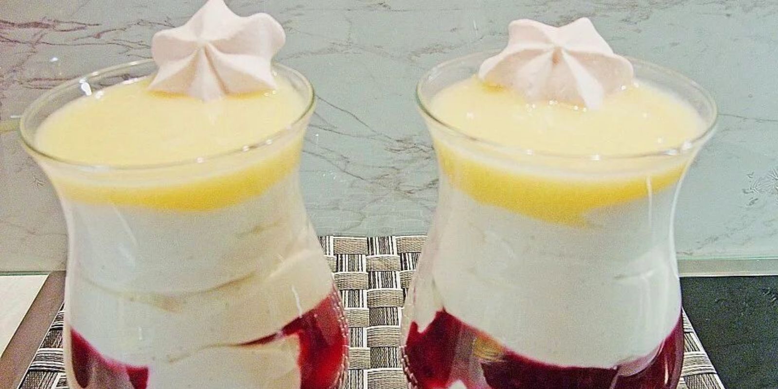 Schlamm Dessert mit Vanillepudding Rezept
