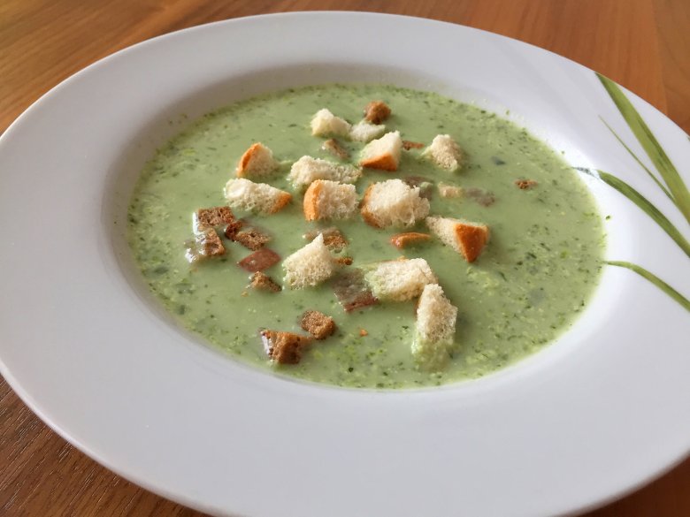 Schnelle Bärlauchsuppe