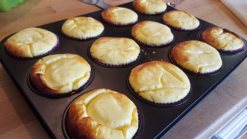 Schnelle Käsekuchen-Muffins