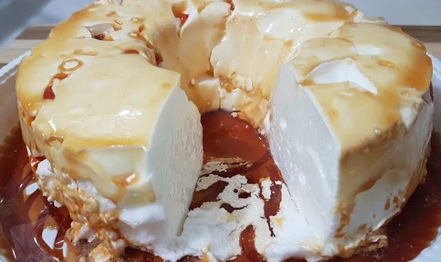 Schneller 10 Minuten Schaumkuchen