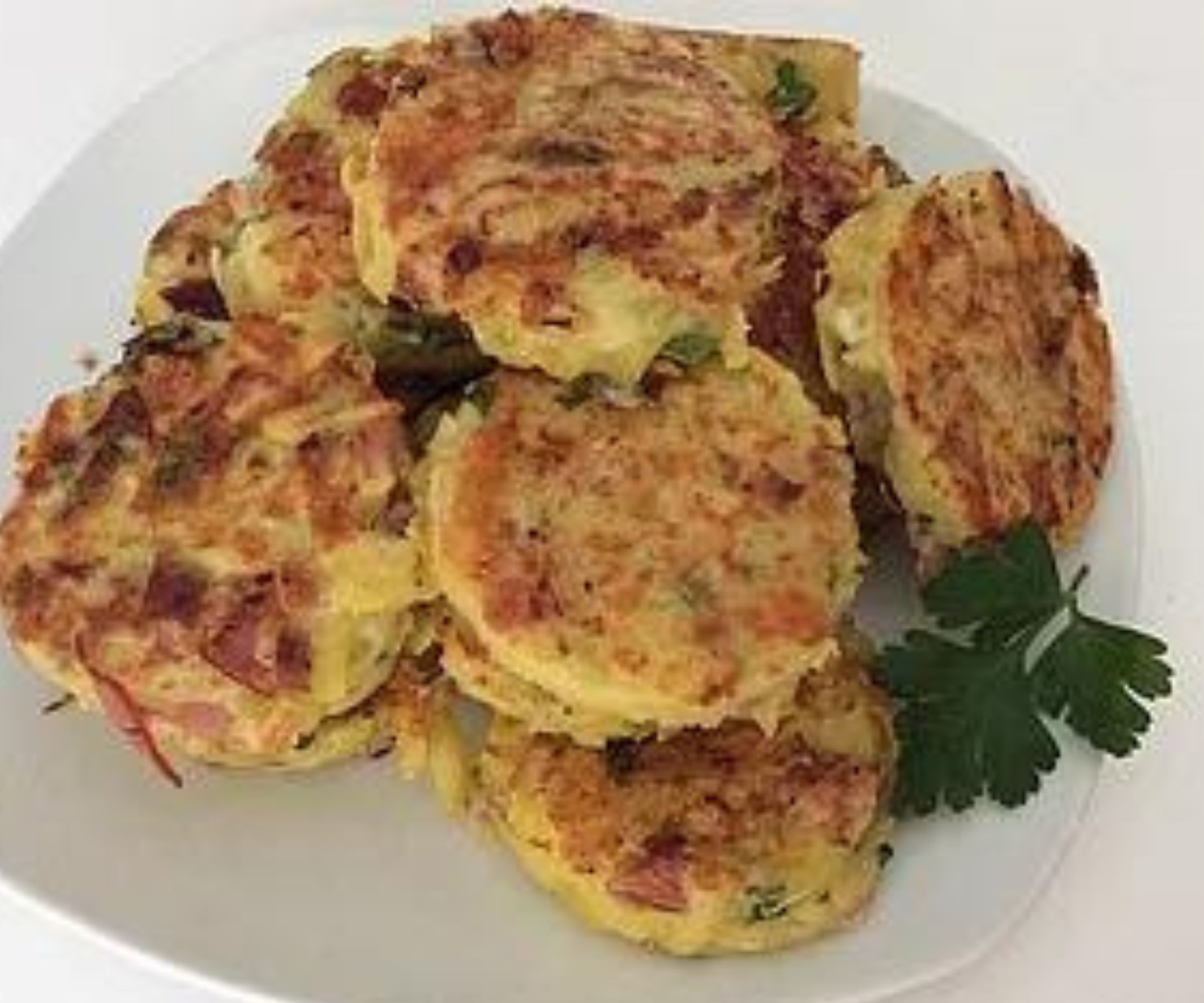 Schnelles und Leckeres Abendessen: Kartoffelpfannkuchen mit Schinken und Käse