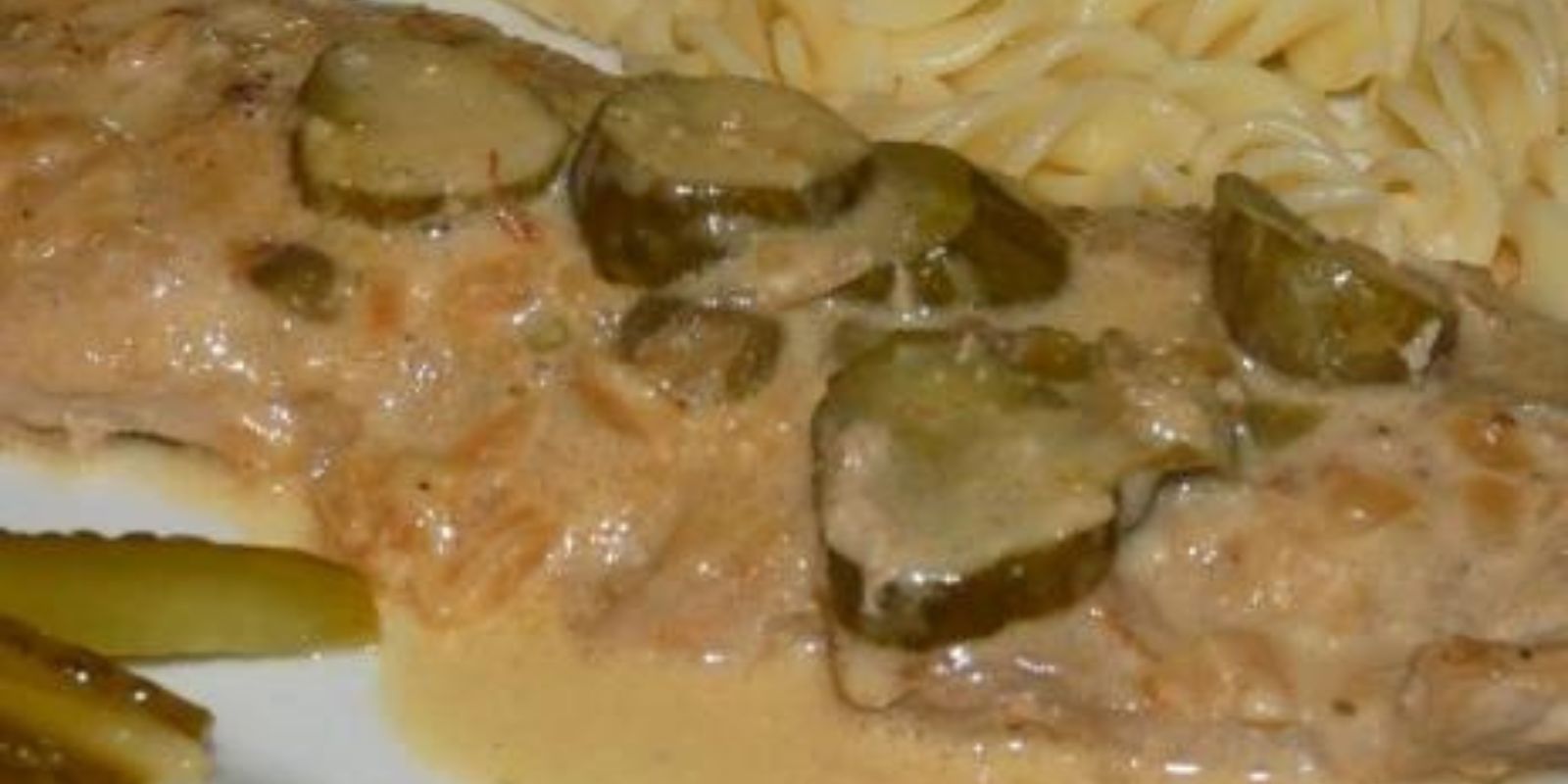 Schnitzel in Senfsoße