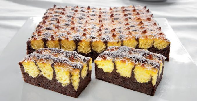 Schoko Kokos Blechkuchen