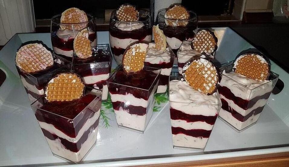 Schokokuss Dessert mit Quark