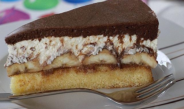 Schokoladen – Bananen Torte