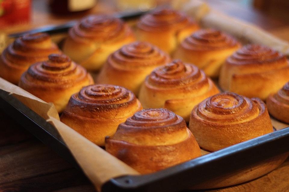 Schwedische Zimtschnecken – Kanelbullar