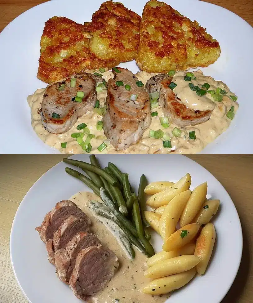 Schweinefilet in Sahnesauce , sowas von lecker