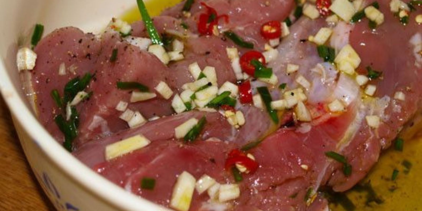 Schweinefilet mariniert