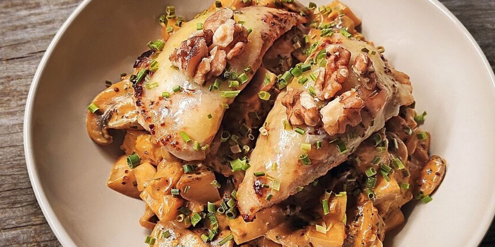 Senf-Pilz-Hähnchen Rezept