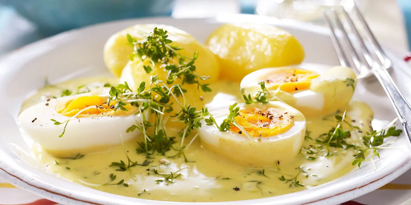 Senfeier mit Kartoffeln – Ein Klassisches und Wohlschmeckendes Rezept