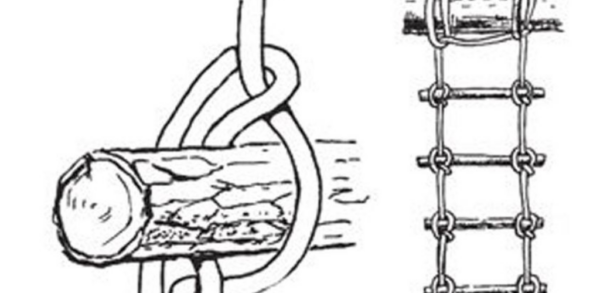 So binden Sie eine Strickleiter