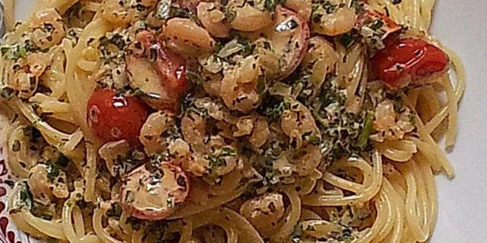 Spaghetti mit Krabbencreme