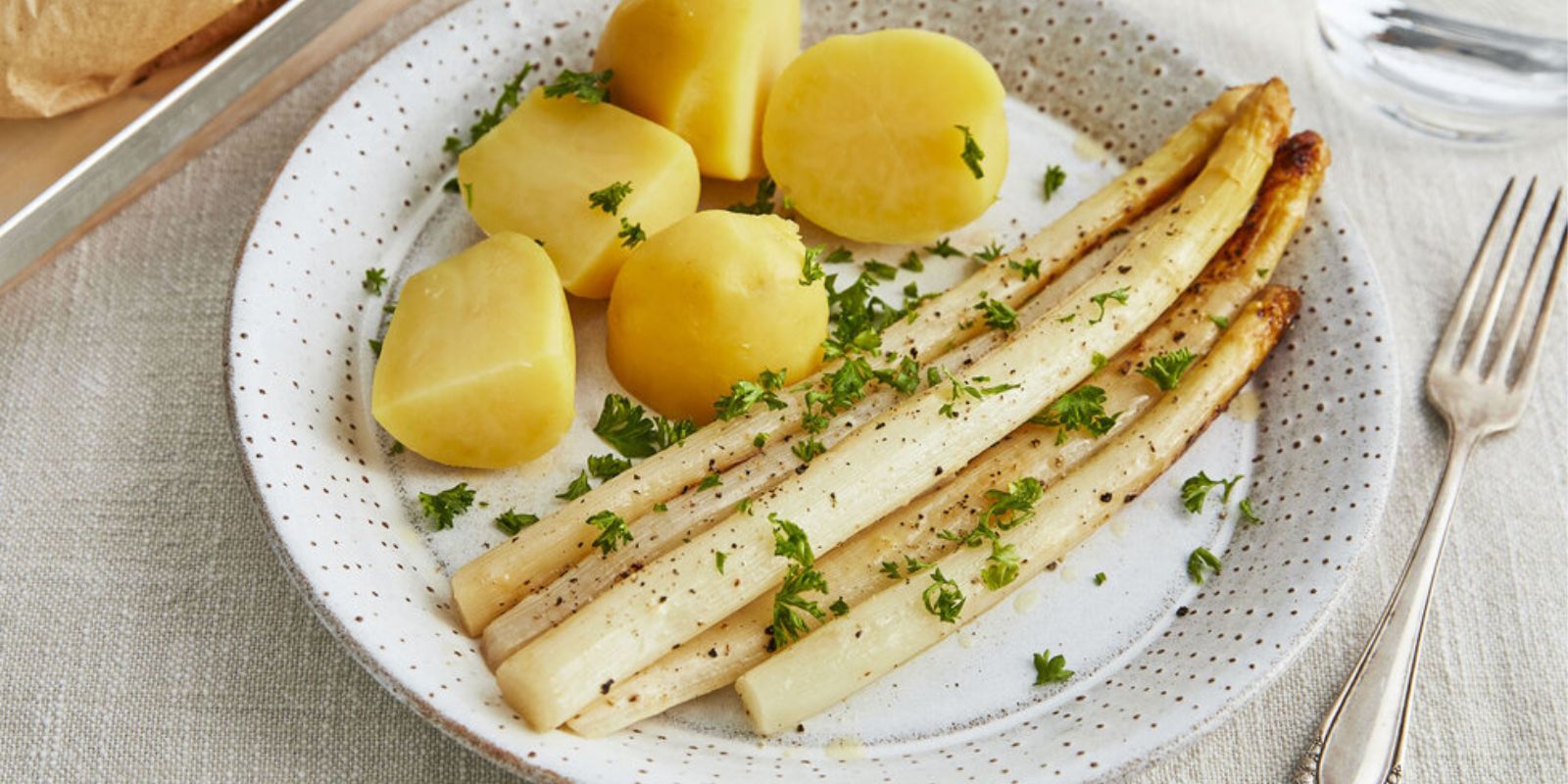 Spargel aus dem Ofen