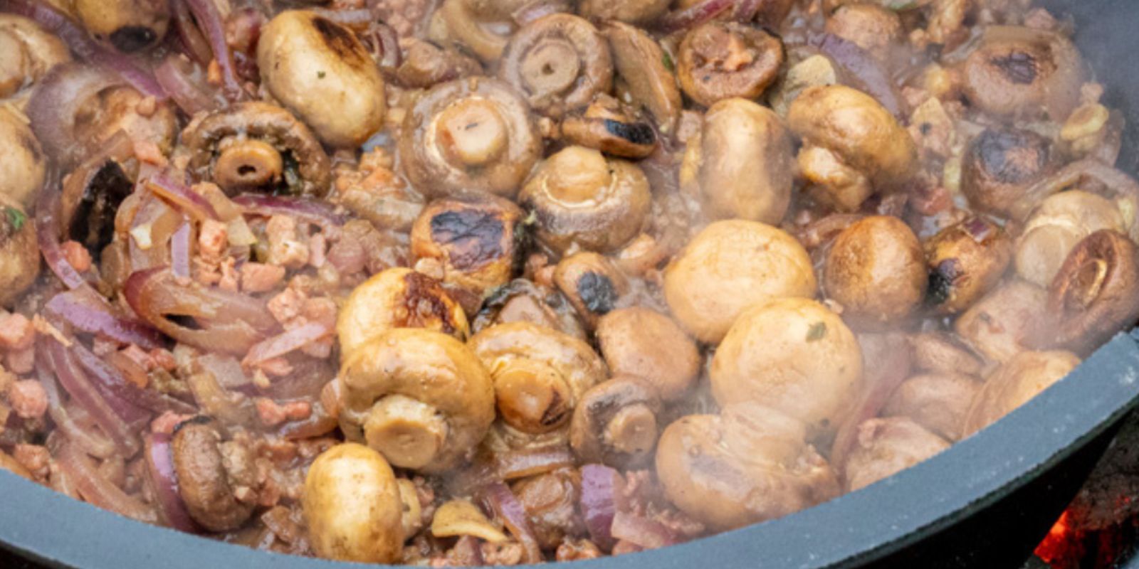 Steakpfanne mit Champignons in nur 15 Min