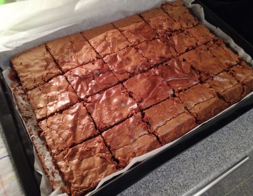 Super Soft Nutella Brownies