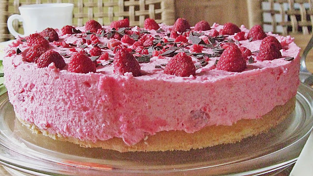 Super schnelle Himbeertorte