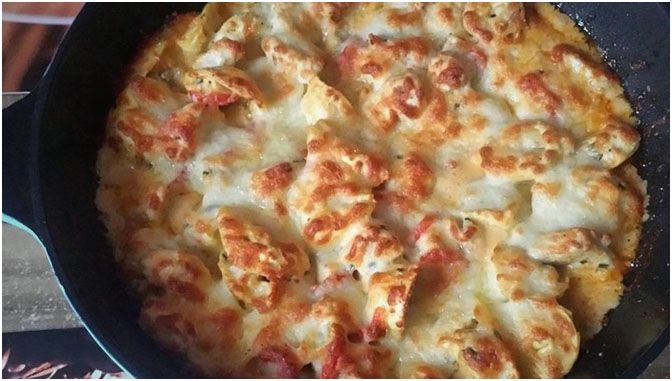 Tortellini-Hähnchen-Auflauf