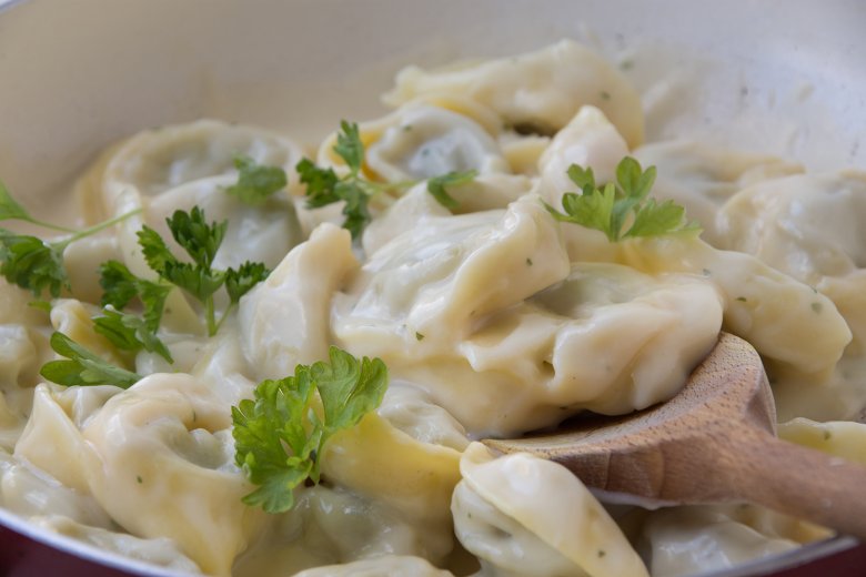 Tortellini in Sahnesauce