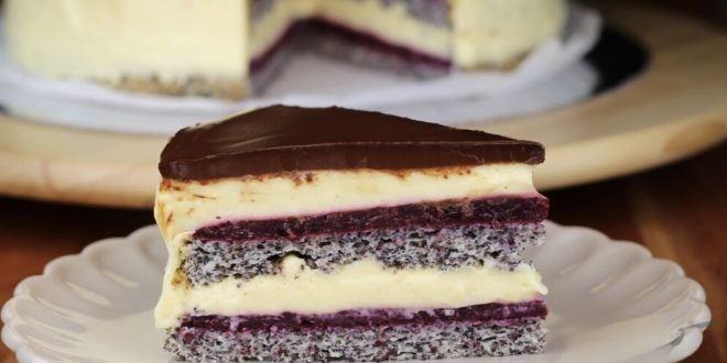 Unwiderstehliche Mohntorte mit Obst