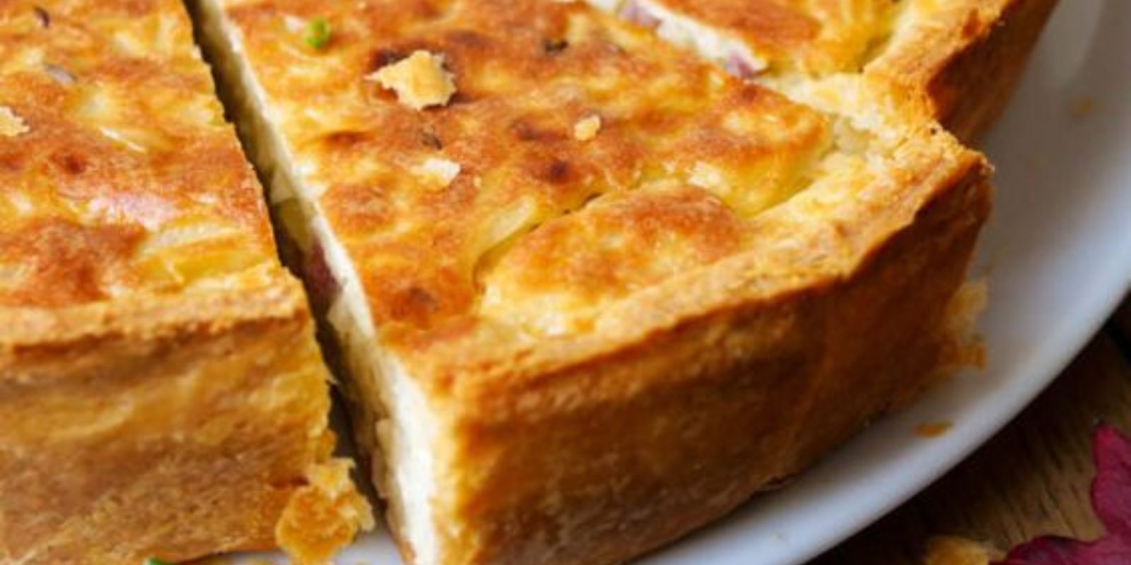 Unwiderstehlicher süßer Zwiebelkuchen